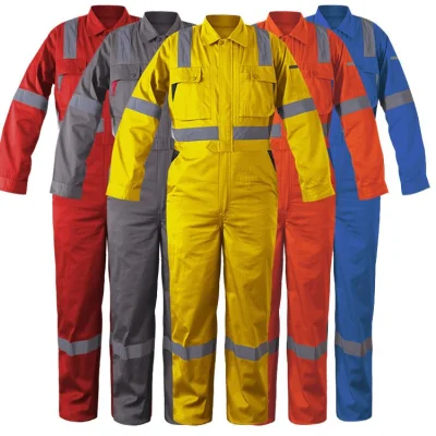 Abbigliamento da costruzione Abbigliamento da lavoro Sicurezza Cotone Ingegneria Uniforme Tuta da lavoro per uomo